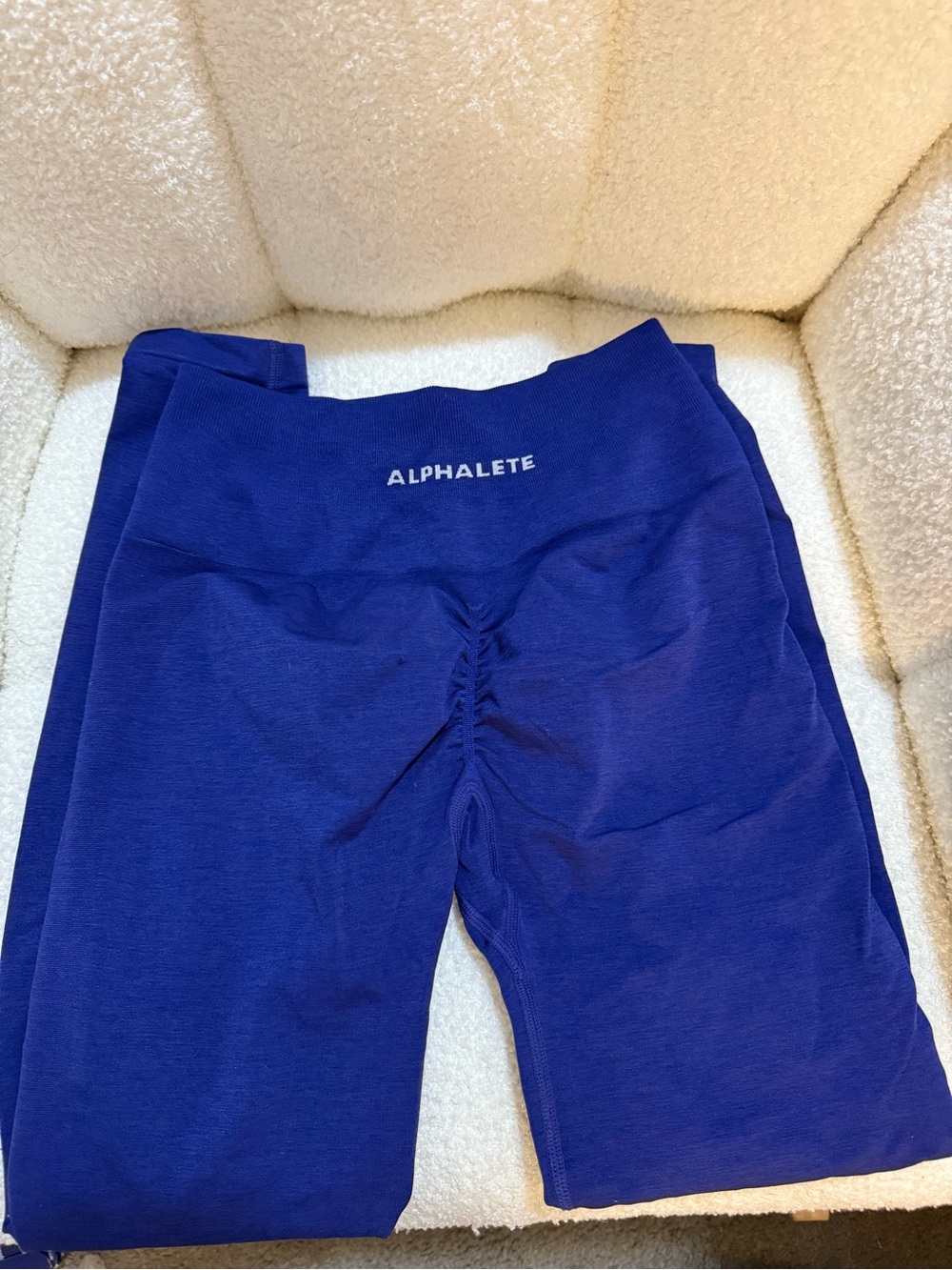 Alphalete Women’s Blue/Indigo scrunch Seamless Leggings